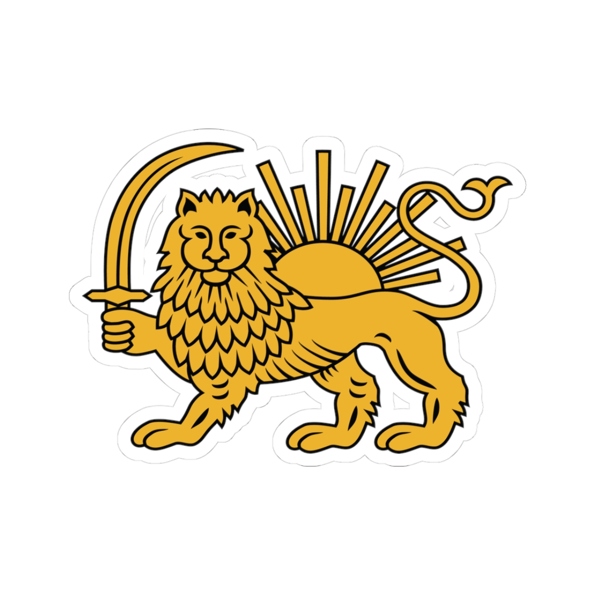 Shir o Khorshid Sticker