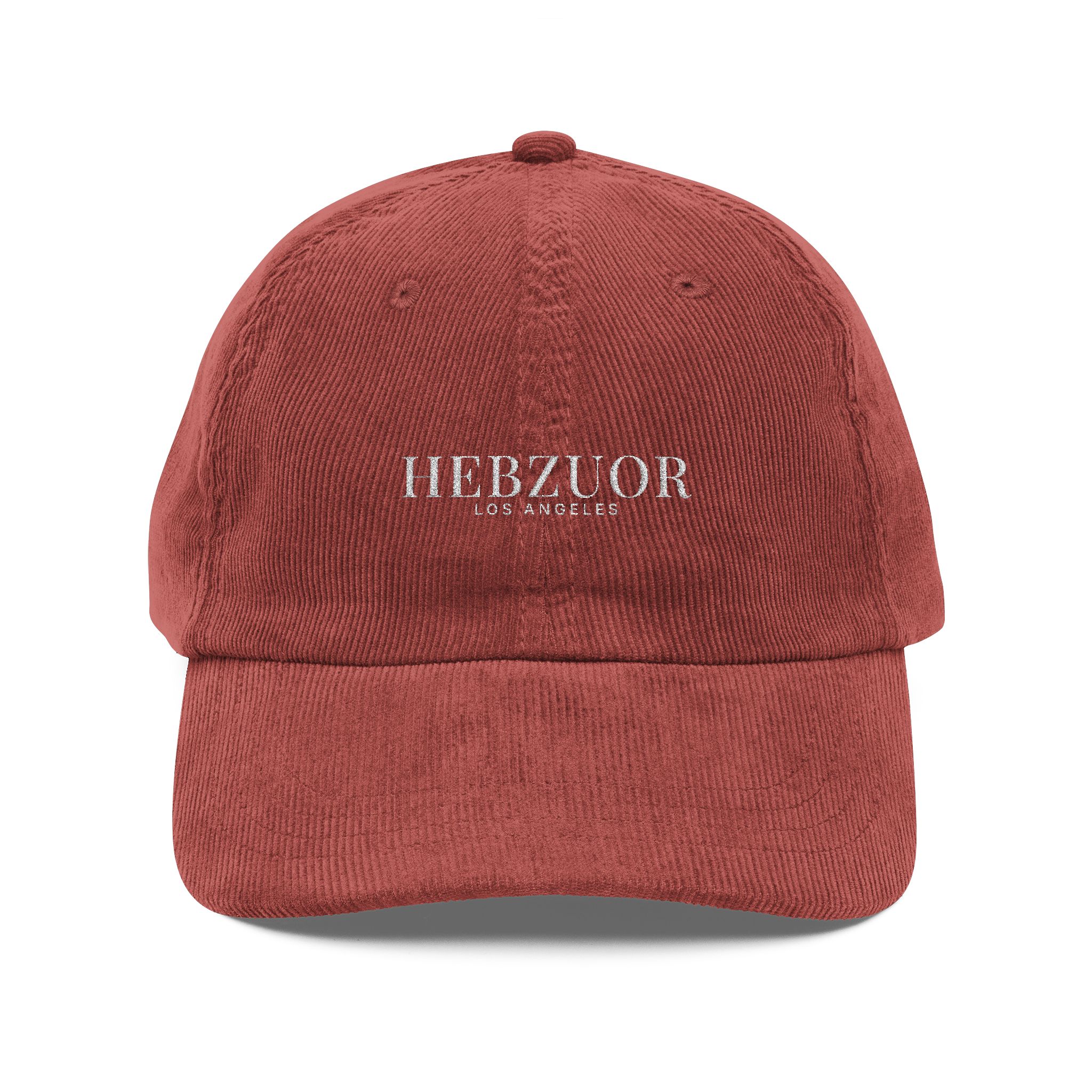 Corduroy Cap — Vintage Embroidered ‘HEDZIOR’ Dad Hat